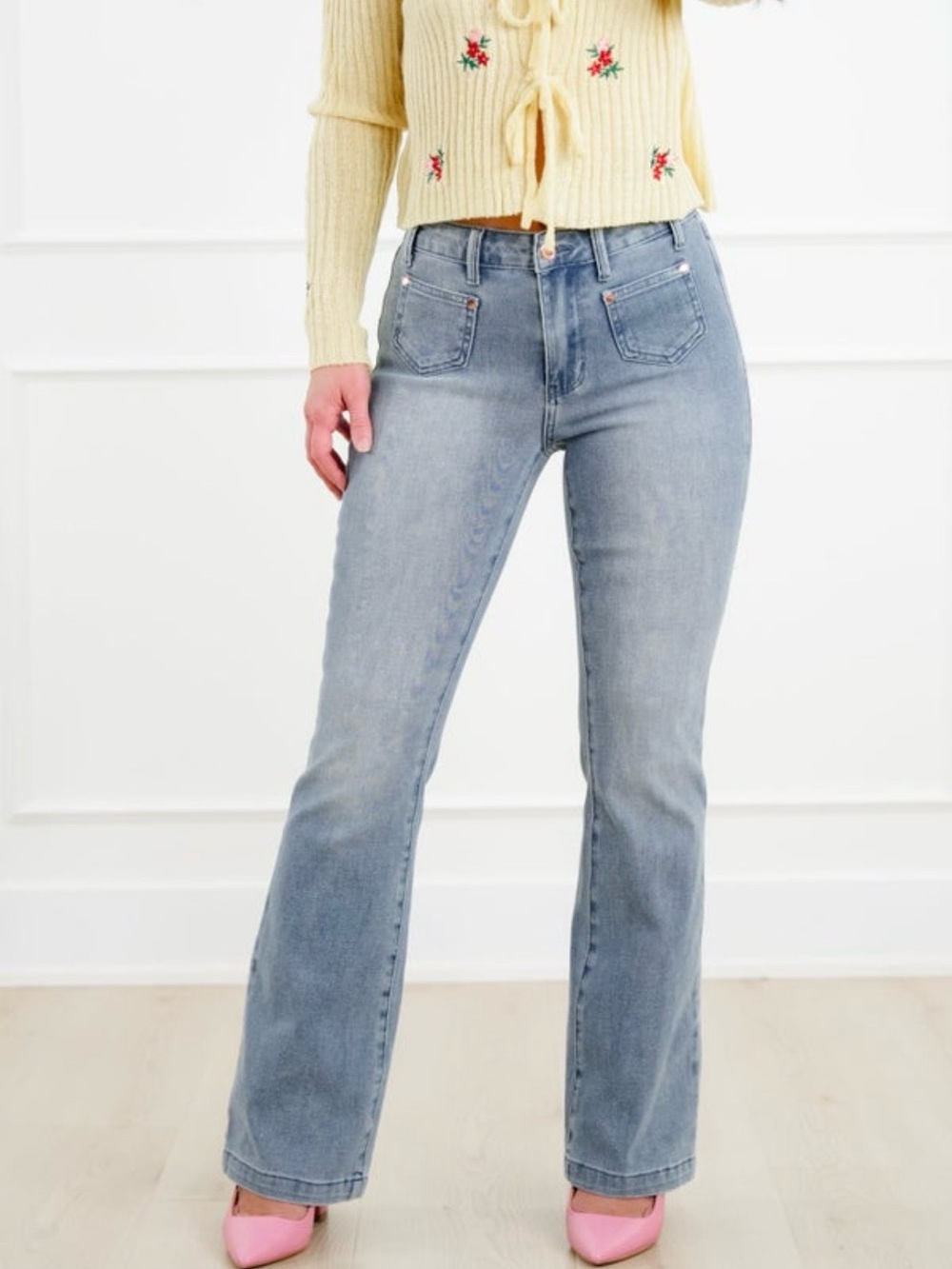 Judy Blue Light Wash Boot Cut Jeans